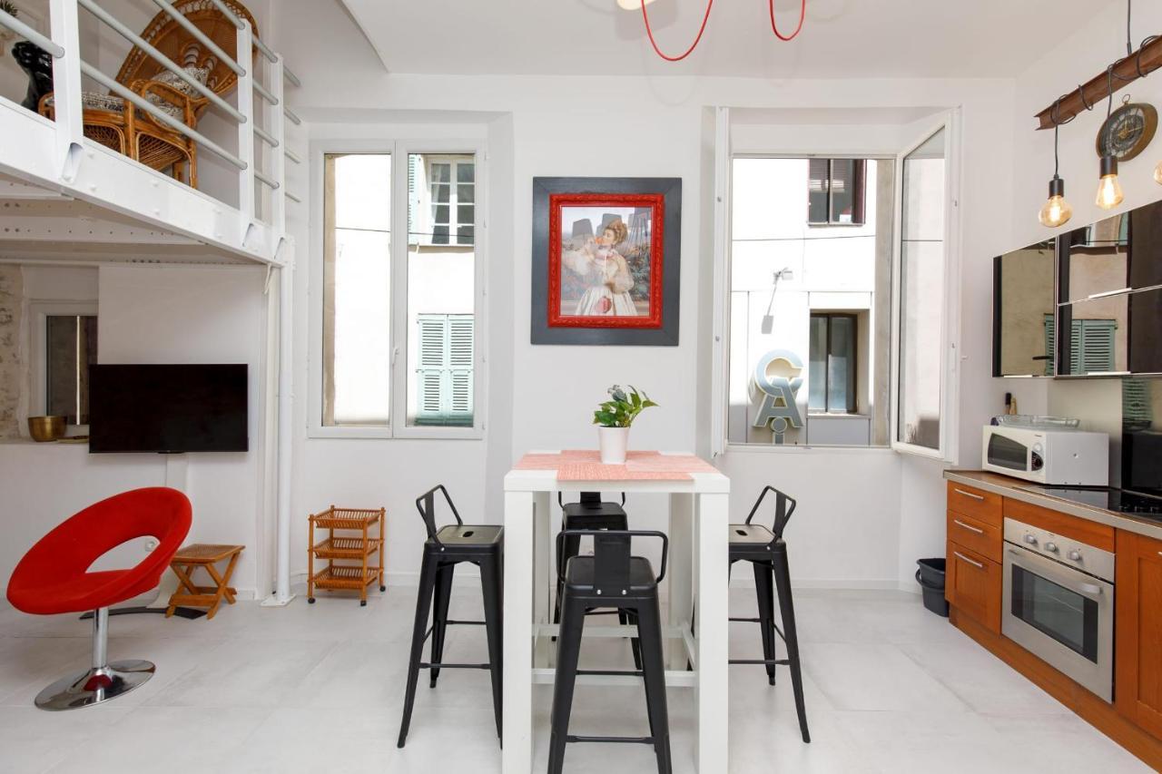 Superb Air-Conditioned Loft In The Heart Of Viel Antibes公寓 外观 照片